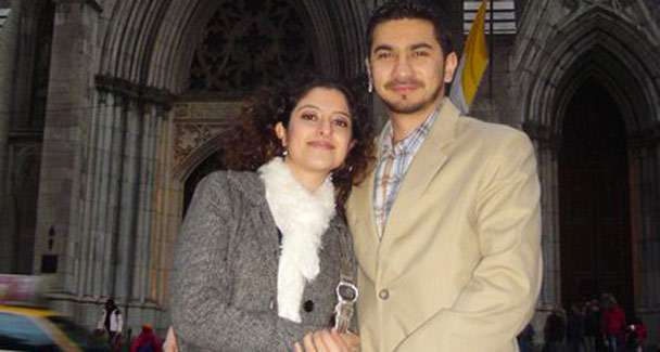 This undated photo shows Faisal Shahzad, right, and his wife Huma Mian. Shahzad was arrested at a New York airport on charges that he drove a bomb-laden SUV meant to cause a fireball in Times Square, federal authorities said. –AP Photo/Orkut.com