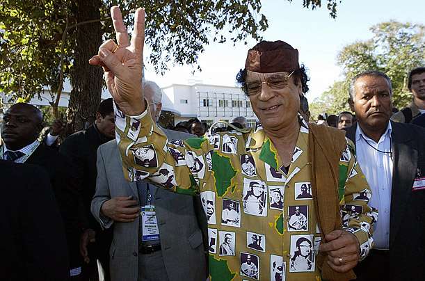 Gaddafi Fashion: The Emperor Has Some Crazy Clothes