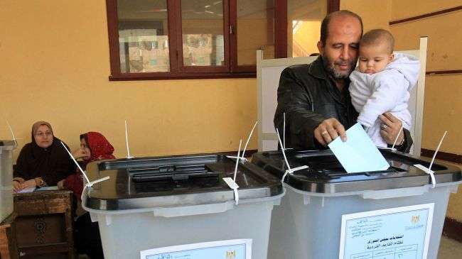 Egyptians vote in upper house elections