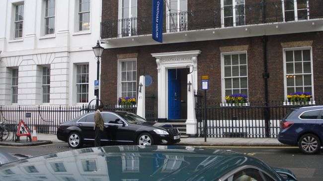 The Royal Institute of International Affairs, Chatham House, in London