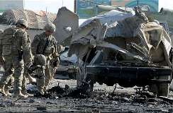 افغانستان، بموں کے پھٹنے سے 6 امریکی فوجیوں سمیت 20 افراد ہلاک