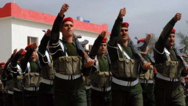 The Kurdish Peshmerga forces in Iraq’s semi-autonomous Kurdistan Regional Government (KRG)