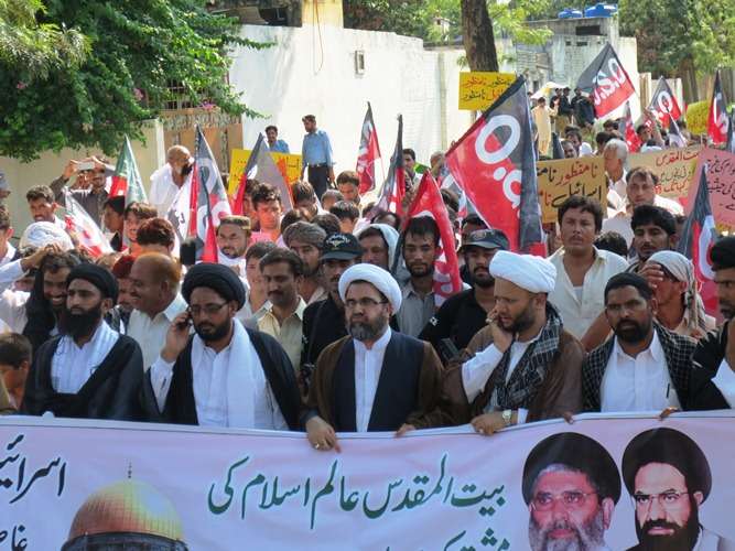 اسلام آباد میں شیعہ علماء کونسل کے زیر اہتمام یوم القدس ریلی