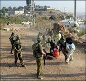 اسرائیلی فوج کے وحشیانہ تشدد سے چار فلسطینی مزدور زخمی