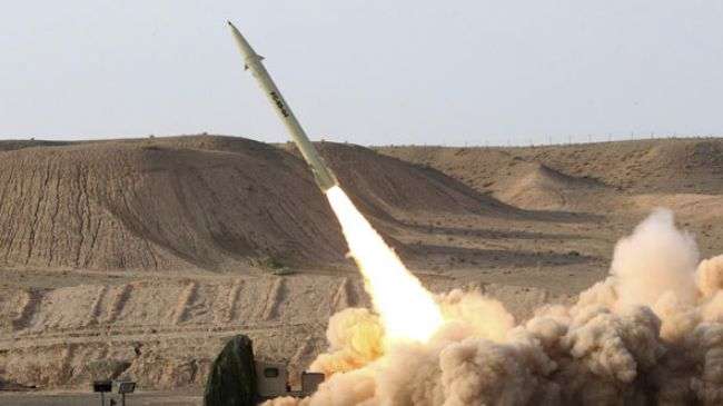 The fourth generation of Iranian indigenous Fateh 110 surface-to-surface missile.