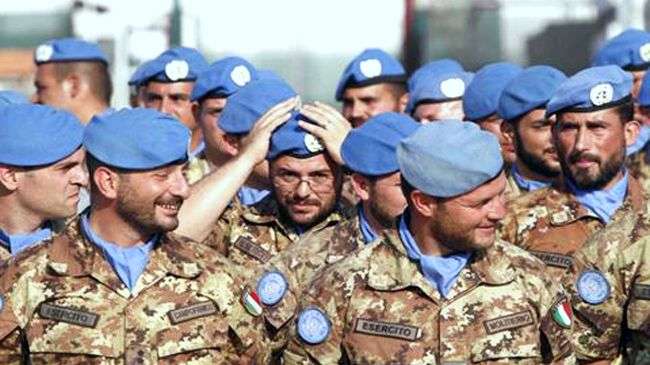 Italian UNIFIL peacekeepers