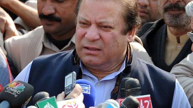 Pakistan’s Nawaz Sharif urges talks with Taliban
