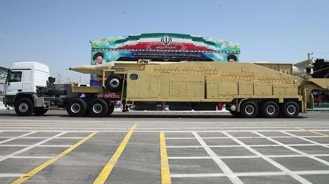 Iran’s domestically-designed and manufactured ballistic missile Qadr.
