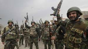 Syrian army pushes back militants near capital