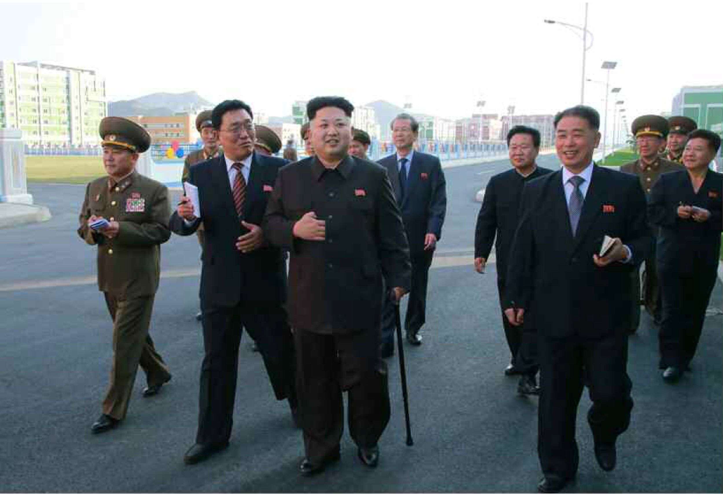 North Korean Leader Reappears with Walking Stick