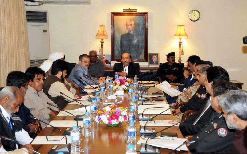 وارثان شہداء کمیٹی اور حکومتی وفد کے درمیان وزیراعلیٰ ہاؤس کراچی میں مذاکرات
