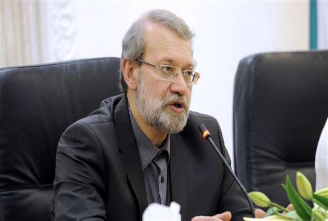 Speaker of Iranian parliament (Majlis) Ali Larijani