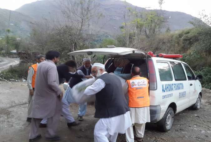 الخدمت فاونڈیشن کی جانب سے زلزلہ زدگان کی امداد کے لیے ایمبولینس روانہ
