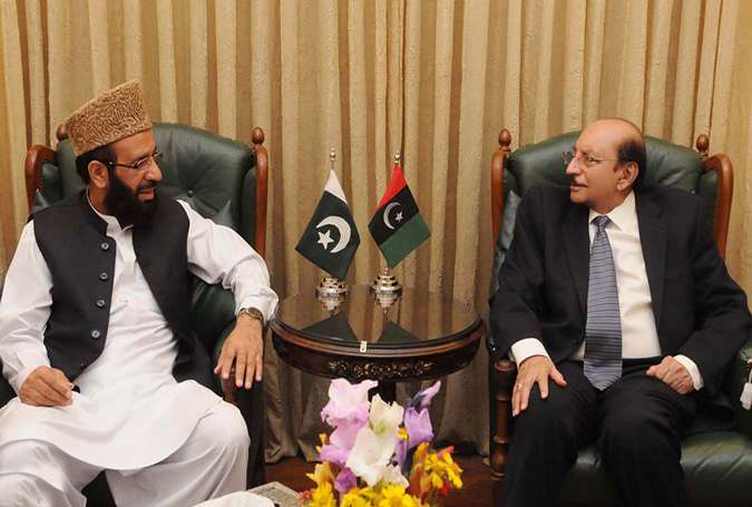 وزیراعلیٰ سندھ سید قائم علی شاہ سے وفاقی وزیر سردار محمد یوسف کی ملاقات