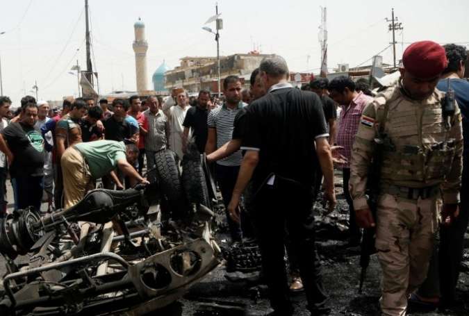 بغداد کے الصدر سٹی میں دہشتگردانہ کار بم دھماکہ، خواتین اور بچوں سمیت 65 افرد شہید، 70 سے زائد زخمی