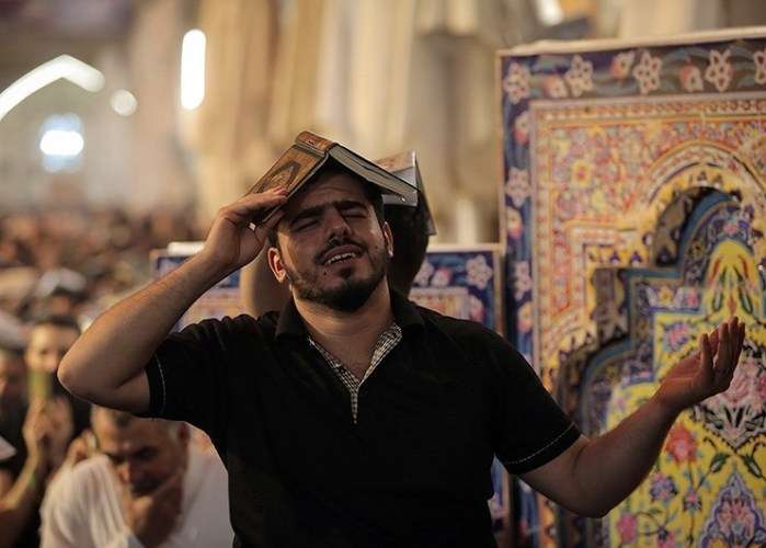 نجف اشرف میں ماہ مبارک کی اکیسویں شب کے روح پرور مناظر