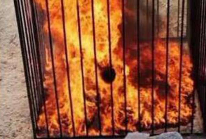 داعش 5 مرد عراقی را در برابر همسر و فرزندانشان به آتش کشید!