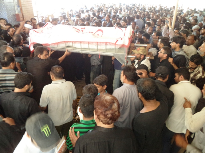 کراچی میں شہید ہونے والے ماہر تعلیم سید منصور زیدی کی نماز جنازہ و تدفین