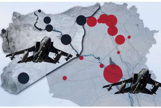 آماری از حملات ائتلاف آمریکایی در عراق و سوریه
