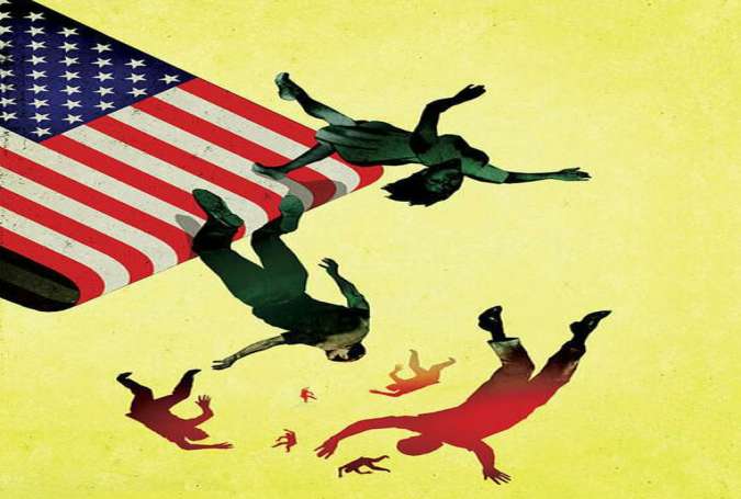 طراحی برایان استافر تصویرگر آثار ضد آمریکایی از آمریکا