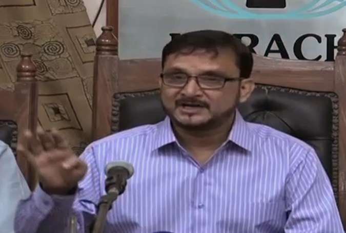 پاک سرزمین پارٹی کا میئر کراچی وسیم اختر سے مستعفی ہونیکا مطالبہ
