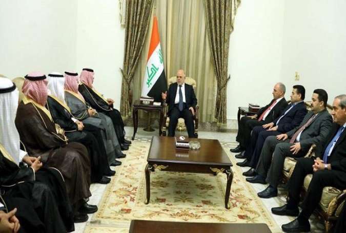 دیدار وزیر بازرگانی عربستان با حیدر العبادی در بغداد