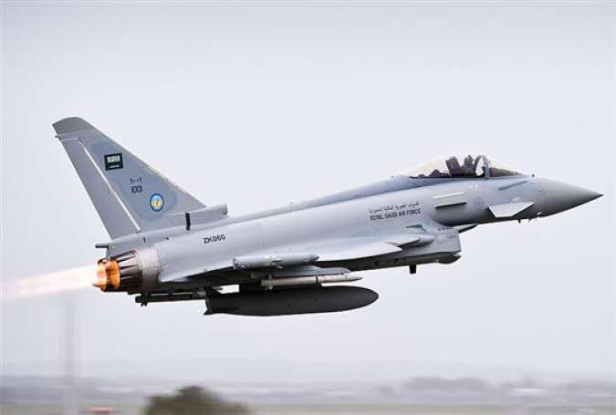 A UK-made Eurofighter Typhoon jet belonging to the Saudi air force (File photo)