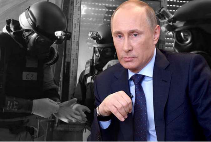 پوتین و چالش خلع سلاح های شیمیایی در برابر غرب