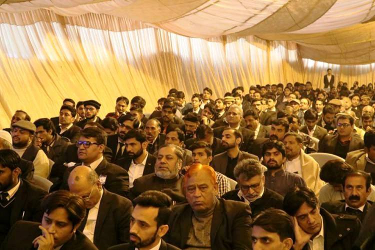 لاہور، پاکستان عوامی تحریک کے زیراہتمام وکلا کنونشن کے مناظر