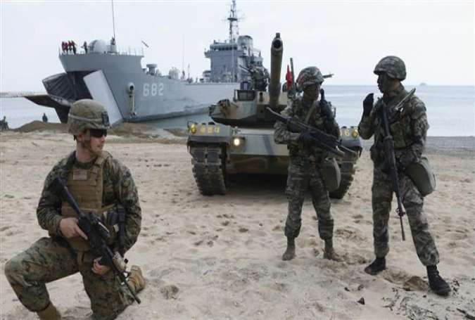 US troops in joint war games with east Asian allies