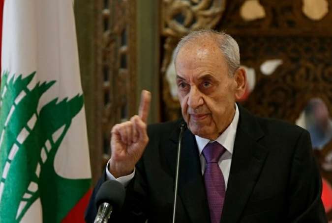 Lebanese Parliament Speaker, Nabih Berri