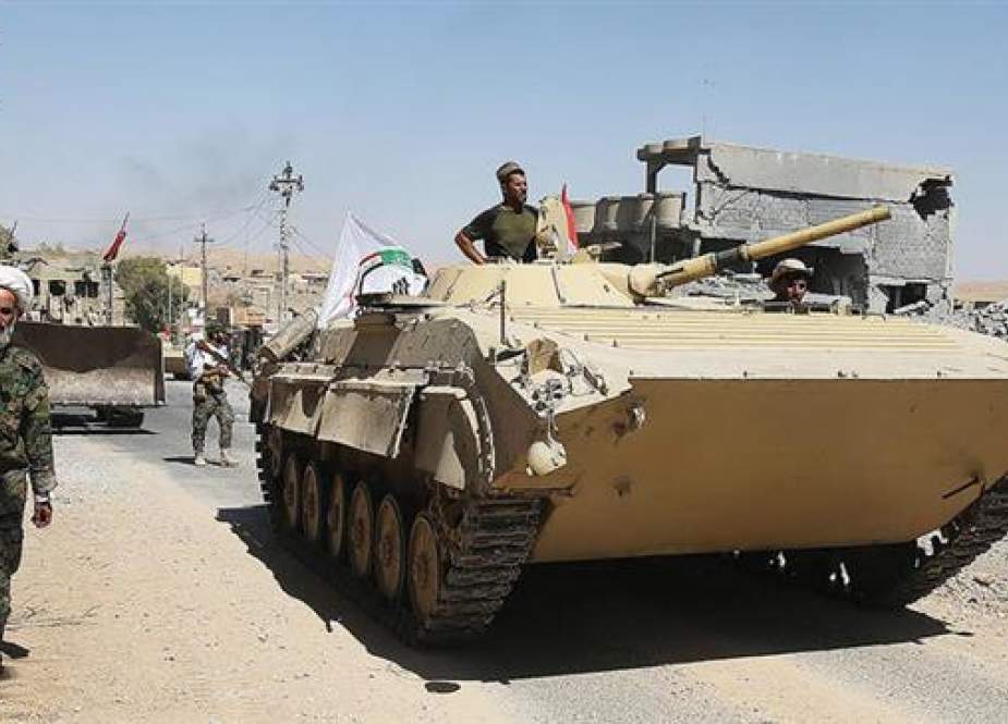 Armored vehicles and bulldozers of the Hashed Al-Shaabi (Popular Mobilization units).jpg
