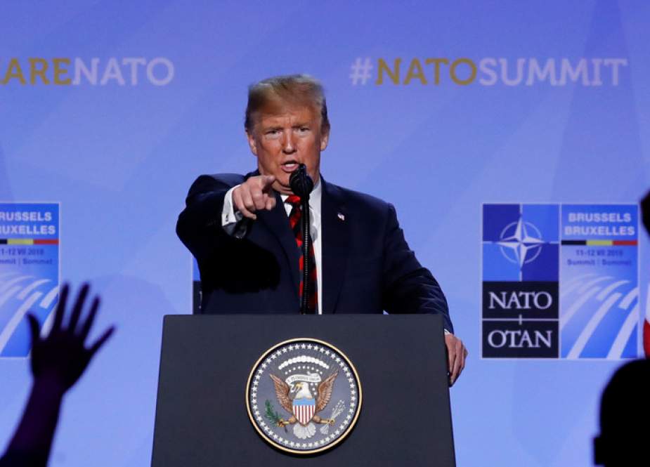 Trump Beats Up NATO Members In American Protection Racket