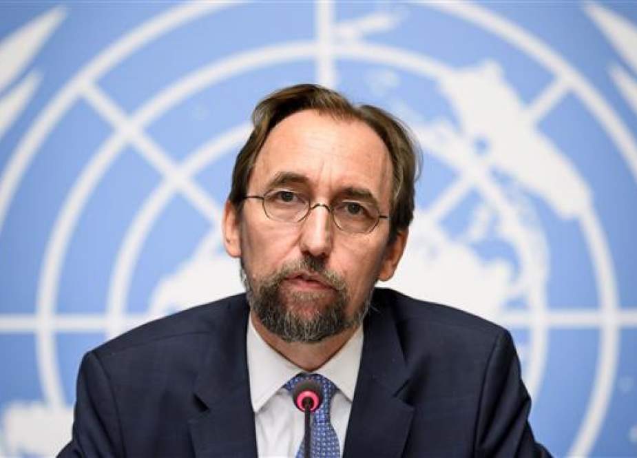 This AFP file photo taken on August 30, 2017, shows United Nations High Commissioner for Human Rights Zeid Ra’ad al-Hussein.