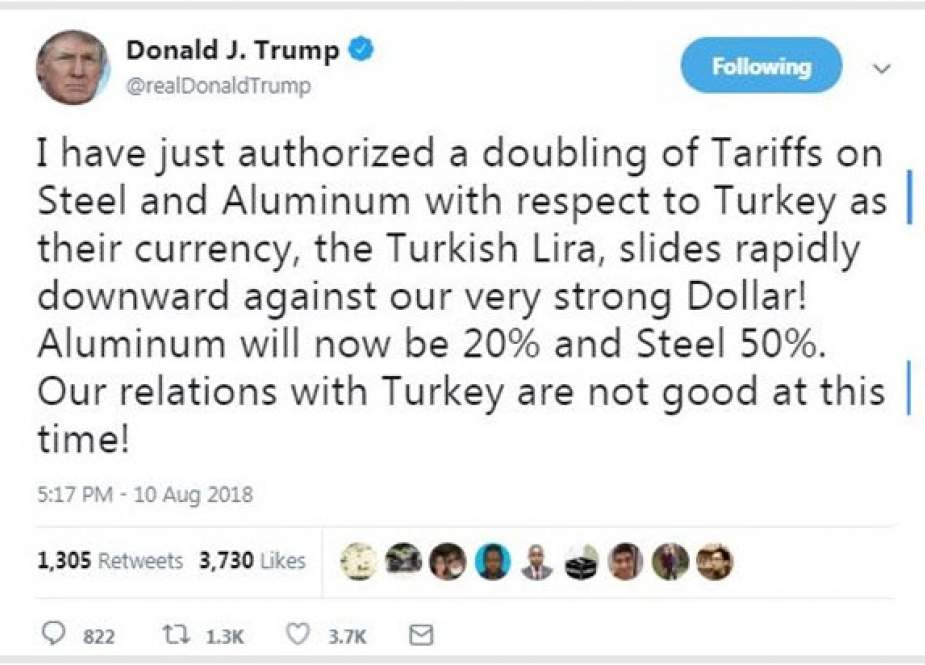 وقتی ترکیه آن‌قدرها هم برای ترامپ مهم نیست