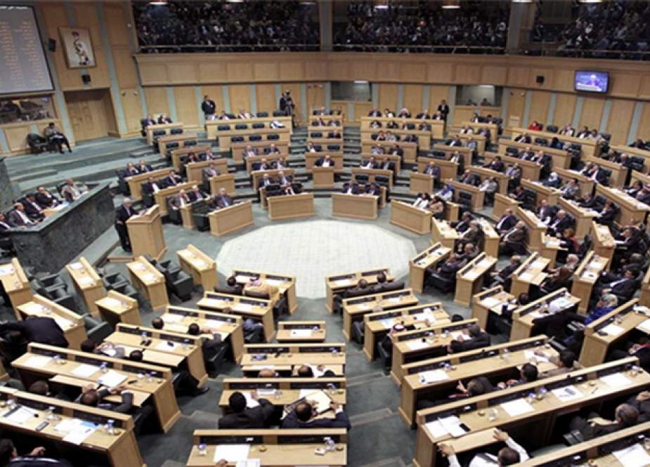 This file photo shows a general view of the Jordanian Parliament’s interior.