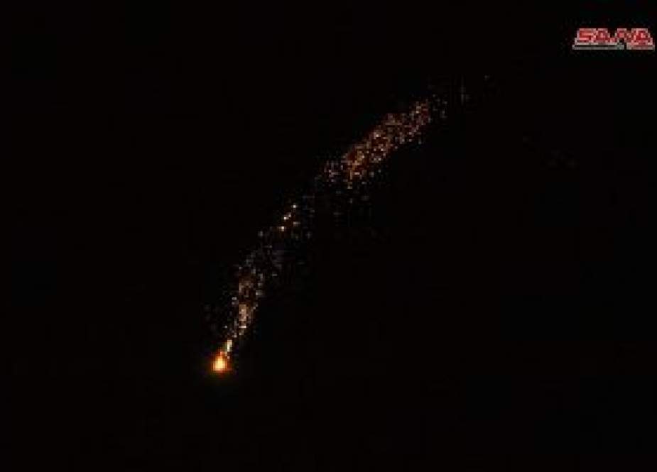 Syrian Arab Army’s air defenses confronted an Israeli missile attack on Damascus International Airport.jpg