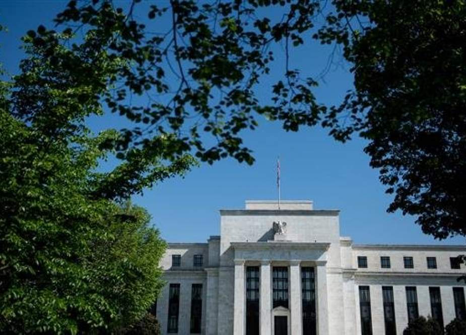 This AFP file photo taken on May 2, 2018, show a view of the US Federal Reserve in Washington, DC.