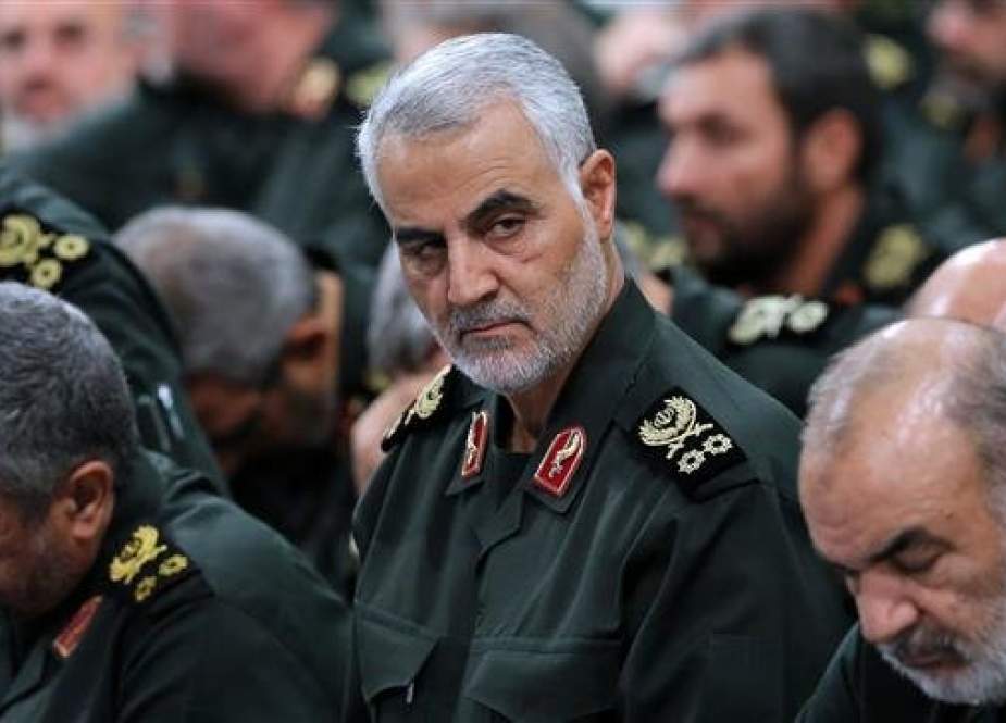 Iran’s Major General Qassem Soleimani (C), the commander of the Quds Force of Iran’s Islamic Revolution Guards Corps (IRGC)