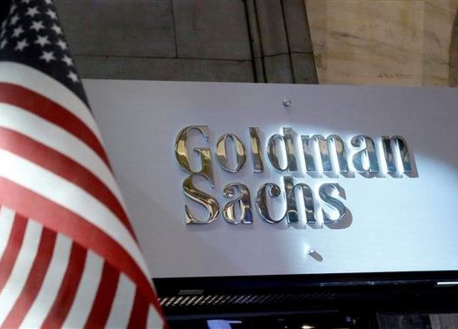 A view of the Goldman Sachs stall on the floor of the New York Stock Exchange in New York, U.S. on July 16, 2013. (Photo by Reuters)