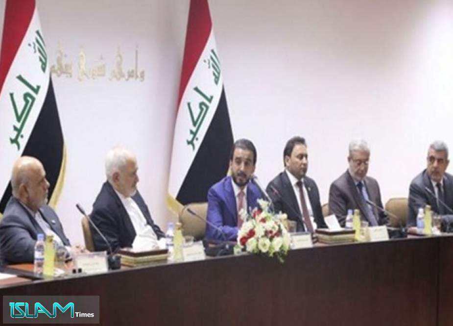 رئيس البرلمان العراقي يؤكد على تطوير العلاقات مع ايران