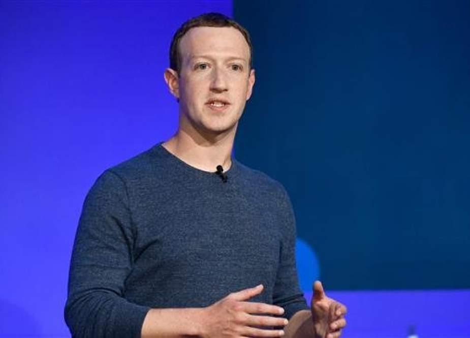 In this file photo taken on May 23, 2018, Facebook CEO Mark Zuckerberg speaks during a press conference in Paris on May 23, 2018. (AFP photo)