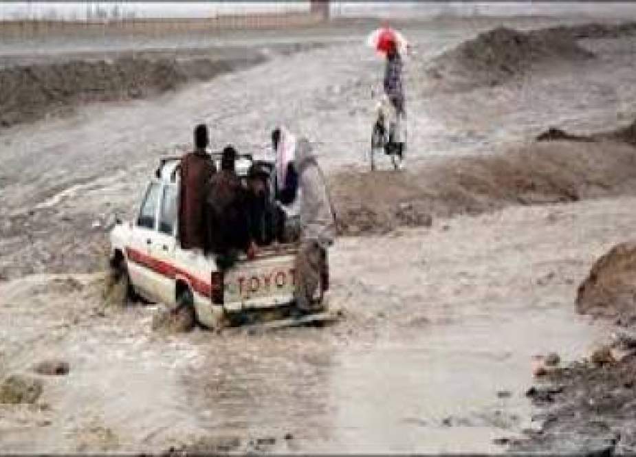 بلوچستان، مختلف علاقوں ميں شديد بارش کے باعث ندی نالوں ميں طغيانی