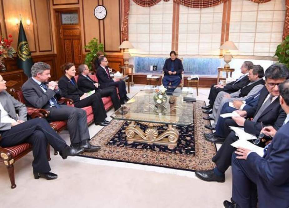 جرمن وزیر خارجہ کی وفد کے ہمراہ عمران خان سے ملاقات