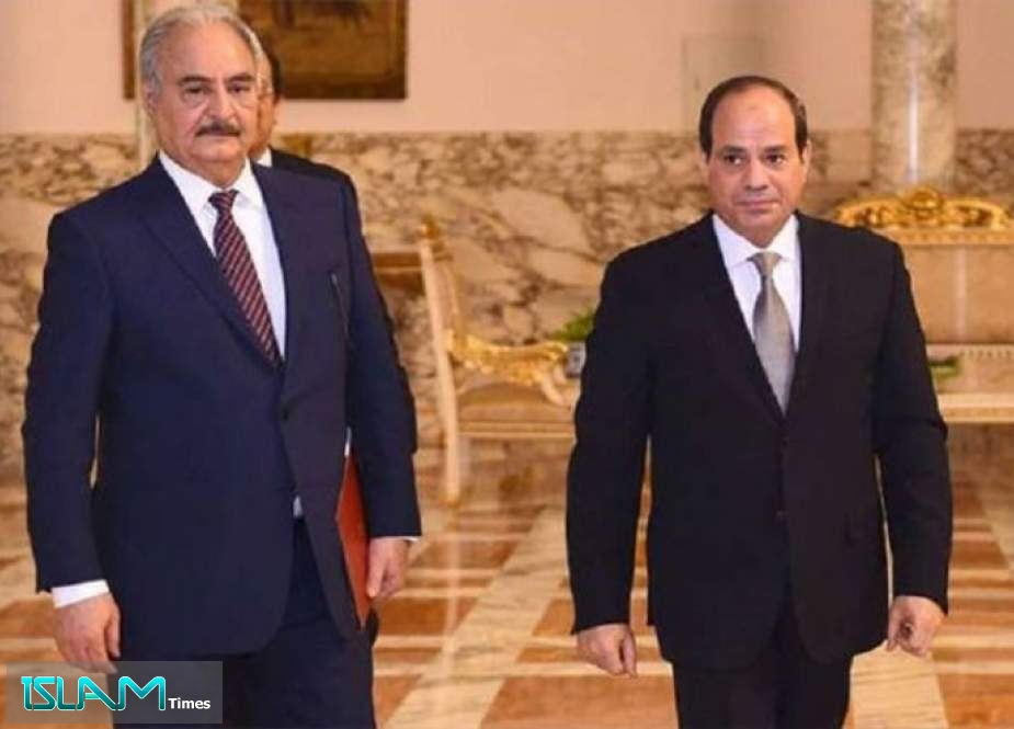 السيسي يستقبل حفتر في قصر الاتحادية بالقاهرة