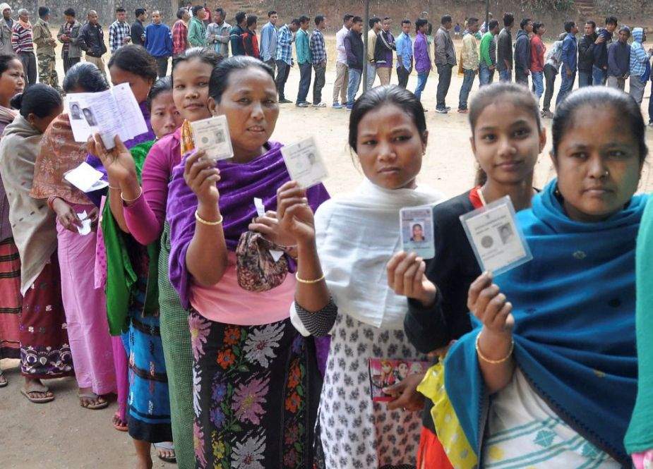 بھارتی انتخابات، دہلی سمیت 6 ریاستوں کی 59 نشستوں پر پولنگ جاری