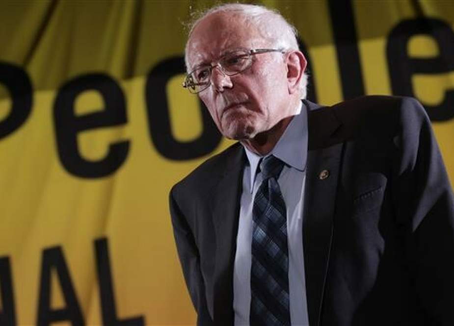 Sen. Bernie Sanders addresses the Moral Action Congress of the Poor People