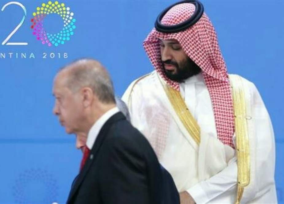 Turkish President President Recep Tayyip Erdogan and Saudi Crown Prince Mohammed bin Salman.jpg