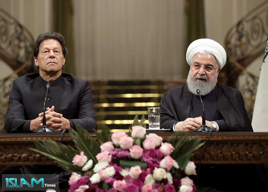 President Hassan Rouhani and Pakistani Prime Minister Imran Khan