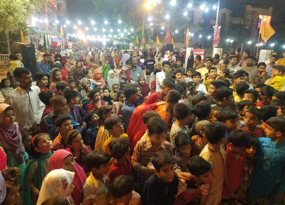کراچی، ایم ڈبلیو ایم ضلع وسطی کے تحت جشن عید غدیر و چراغاں کا انعقاد